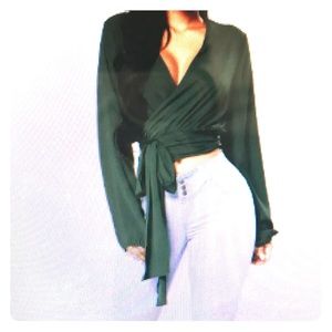 Little white lies top- Hunter Green